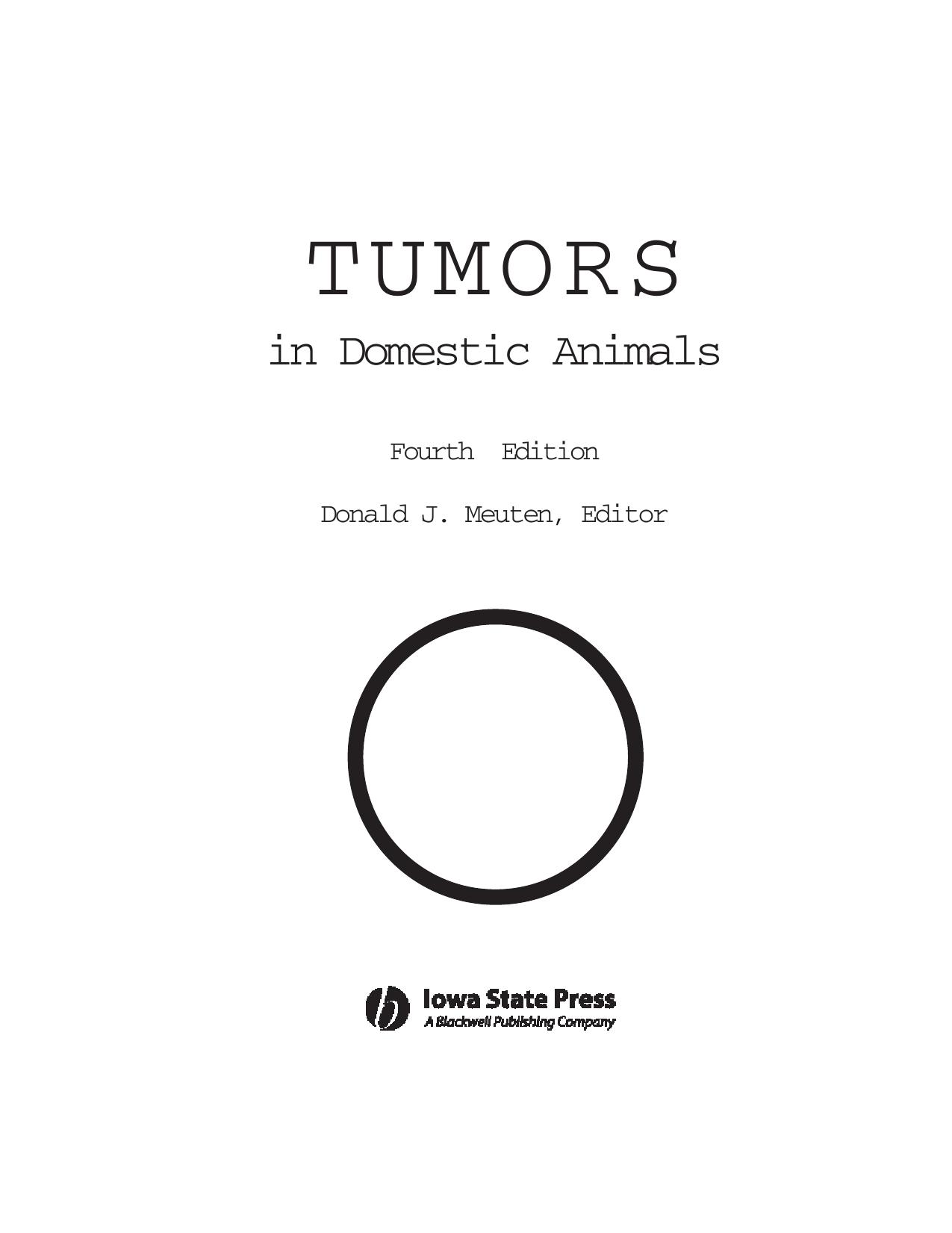 Tumors in Domestic Animals 2002