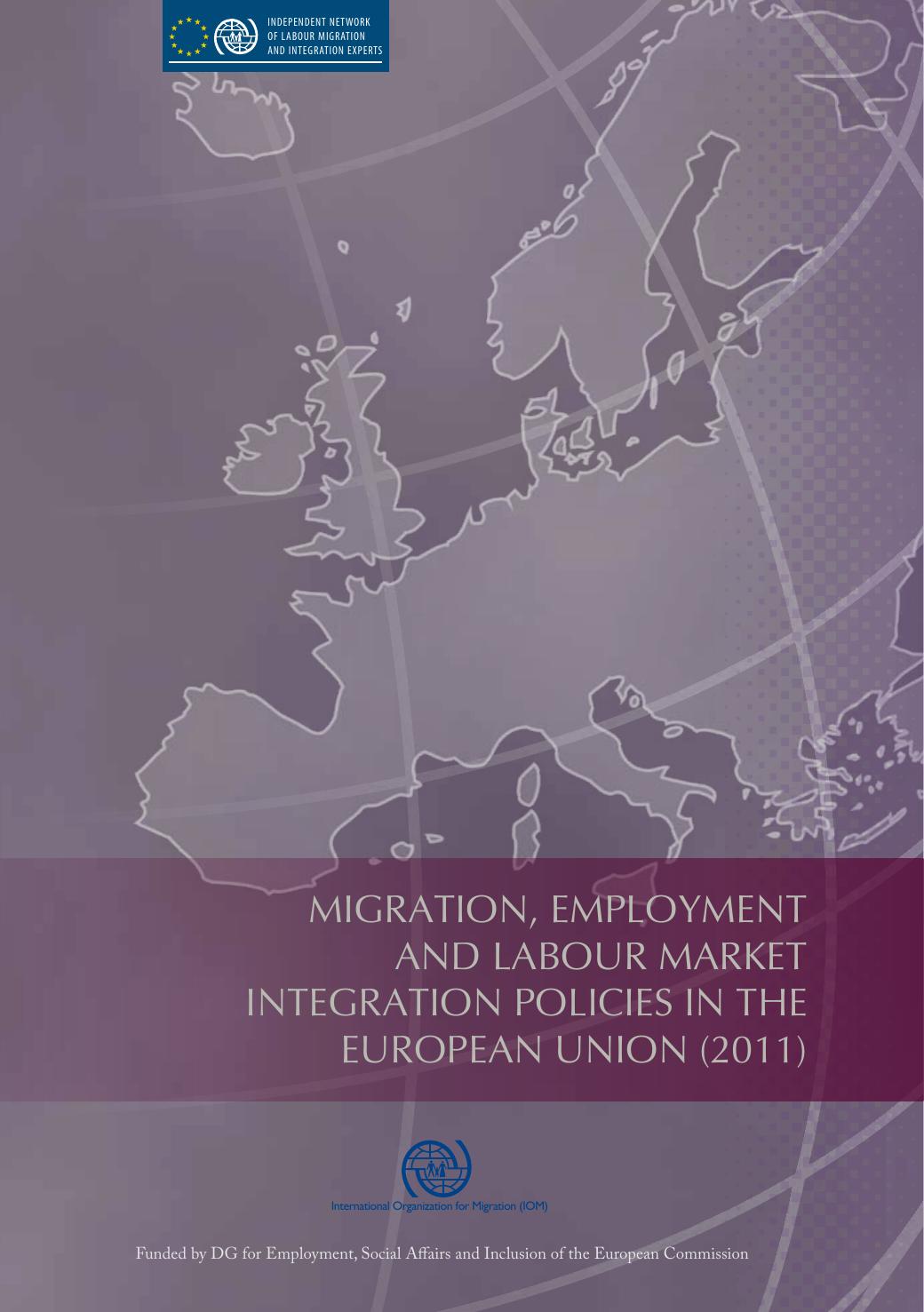 migration, employment and labour market integration policies in the european union