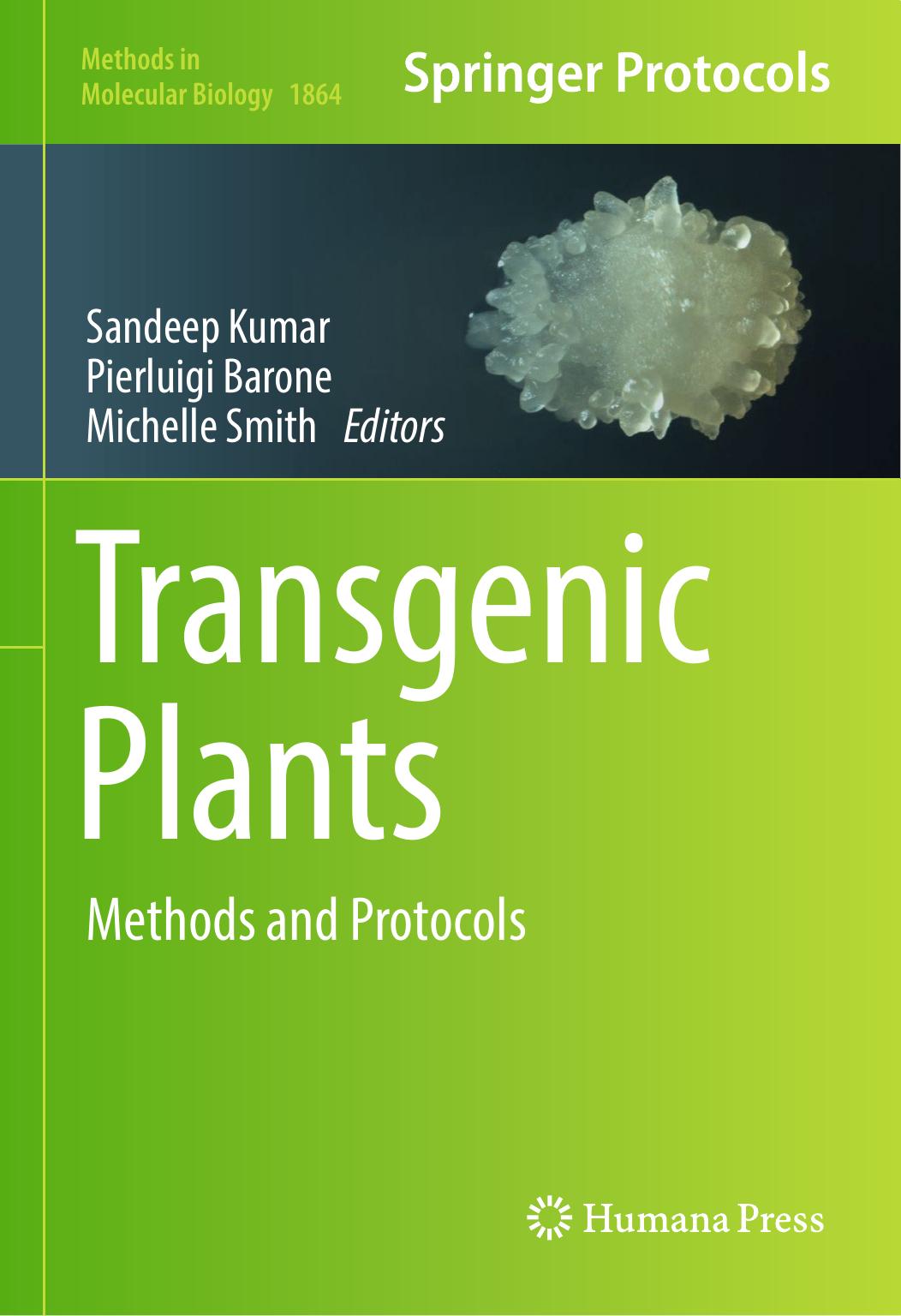 Transgenic Plants Methods and Protocols 2019