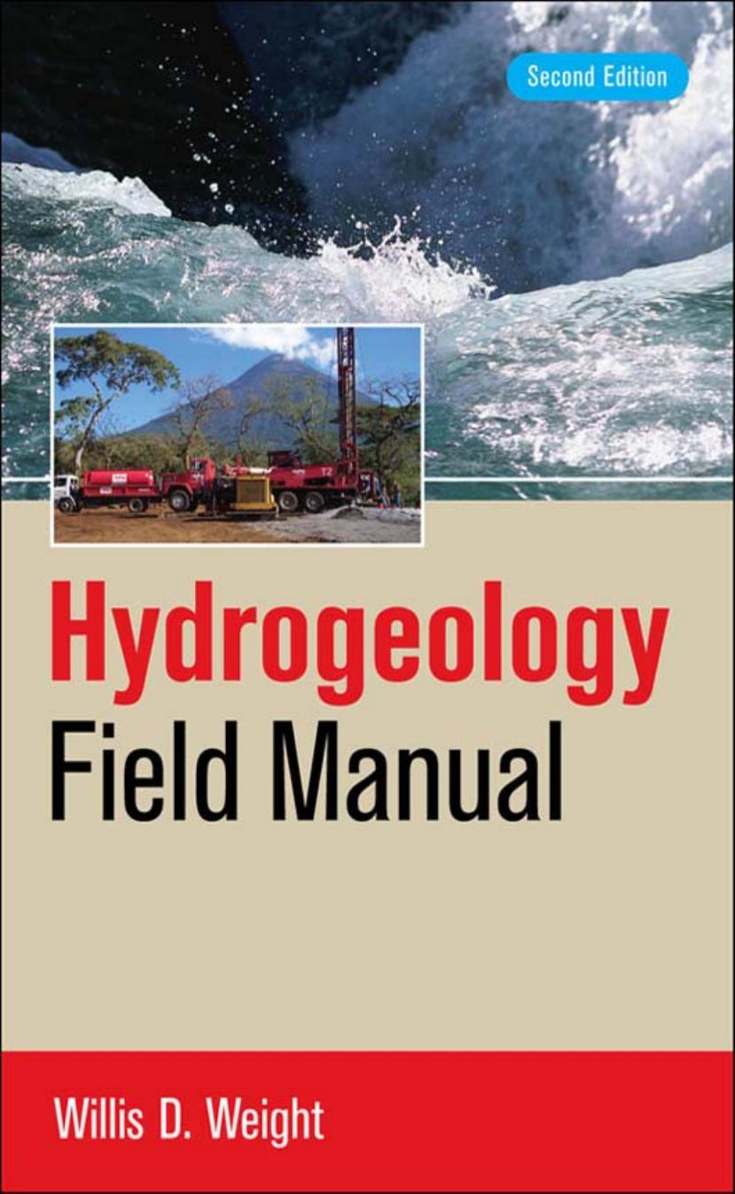 Hydrogeology field manual 2008