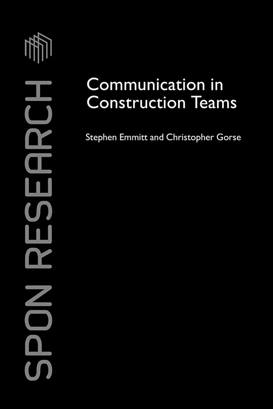 Communication in Construction Teams