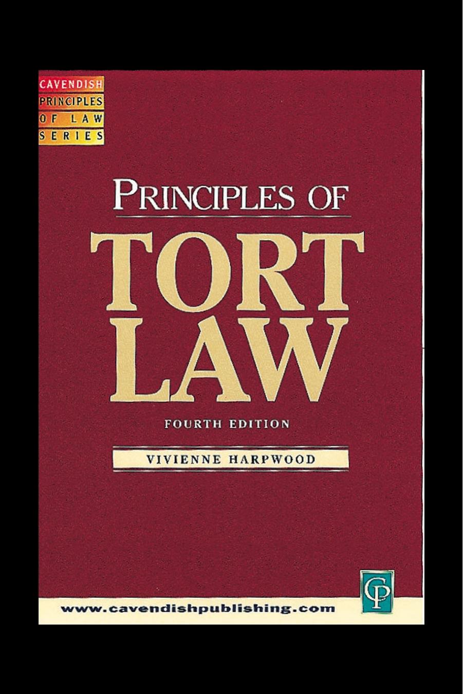 Principles of Tort Law, Fourth Edition