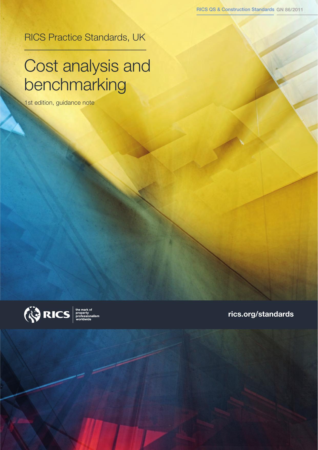 RICS Cost analysis and benchmarking 2011