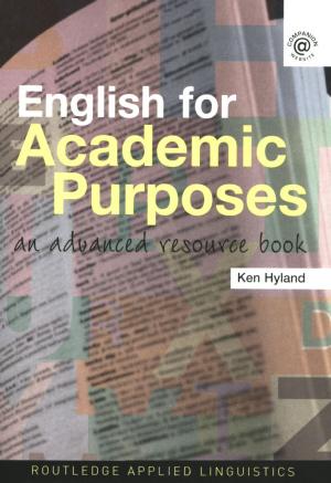 English for Academic Purposes An Advanced Resource Book Routledge Applied Linguistics  2006