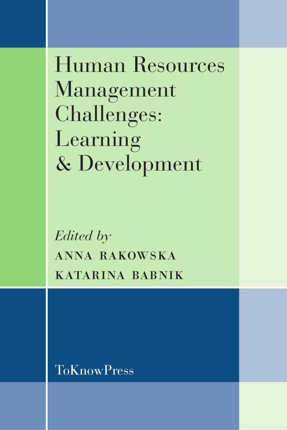 Human Resources Management Challenges: Learning & Development