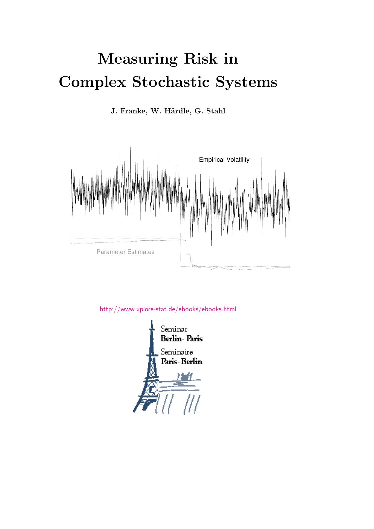 ebooksclub.org  Measuring Risk in Complex Stochastic Systems