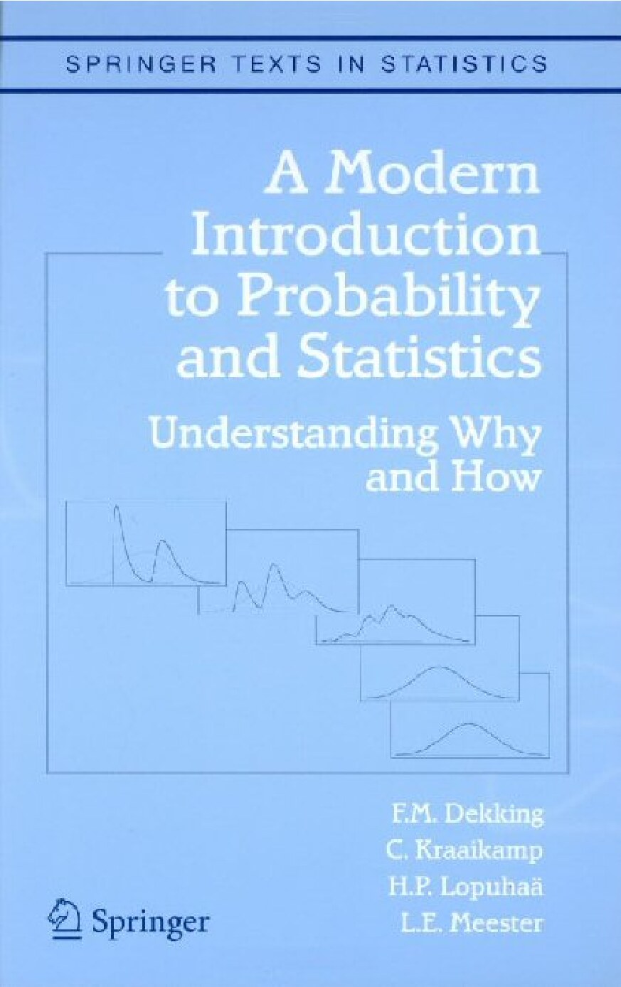 A modern introduction to probability & statistics