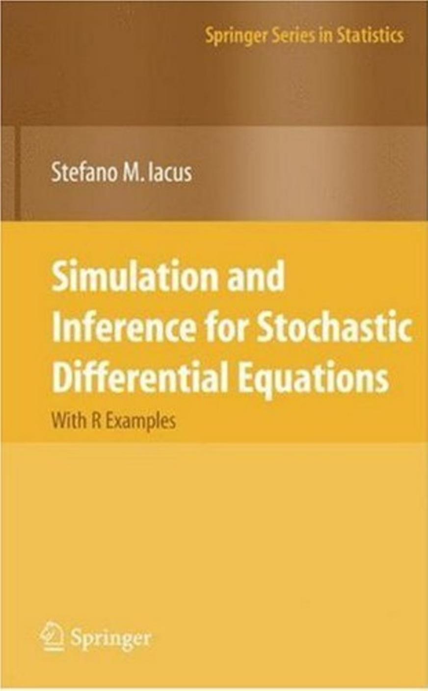 Simulation and inference for stochastic differential equations