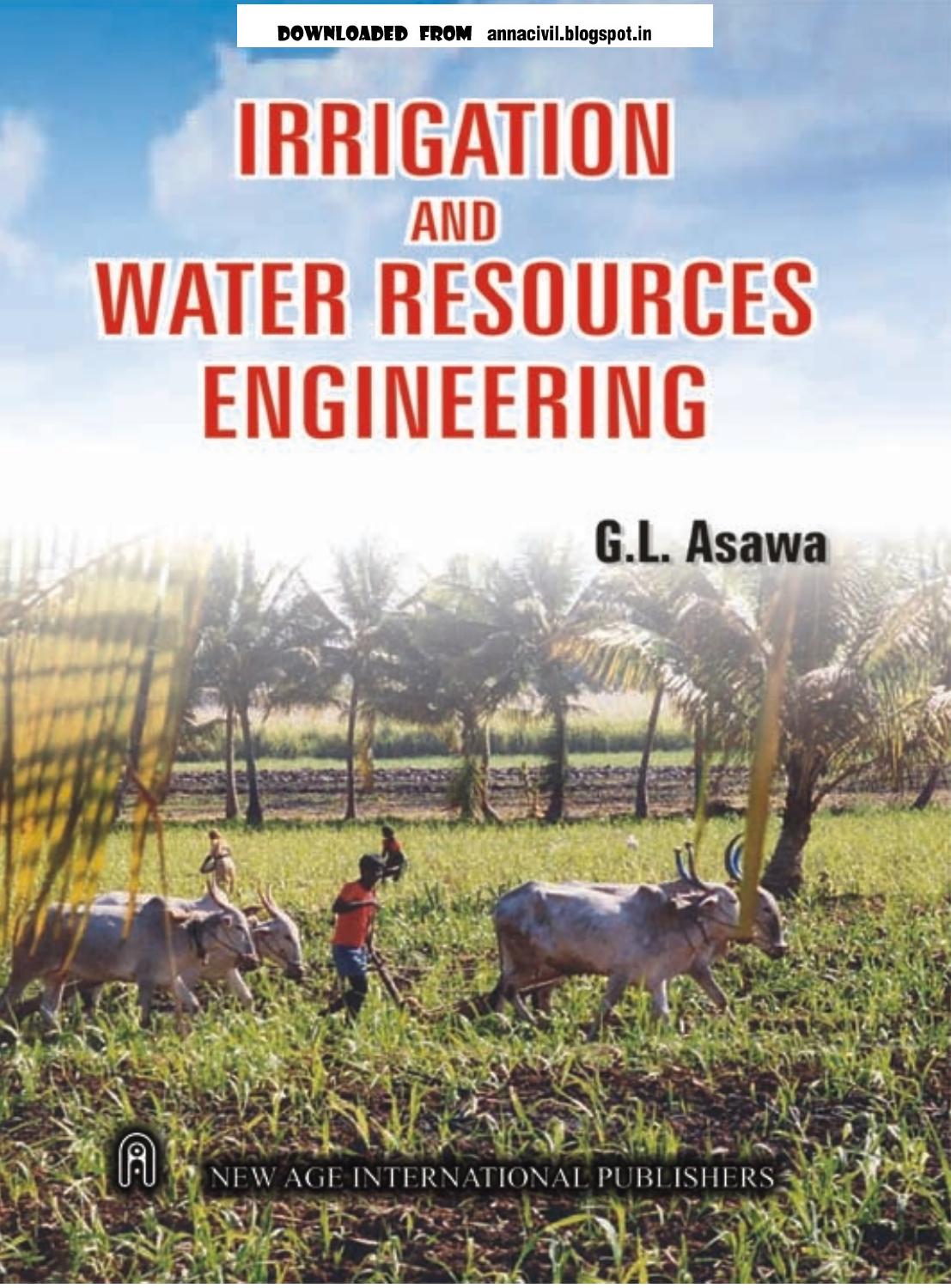 Irrigation and Water Resources Engineering