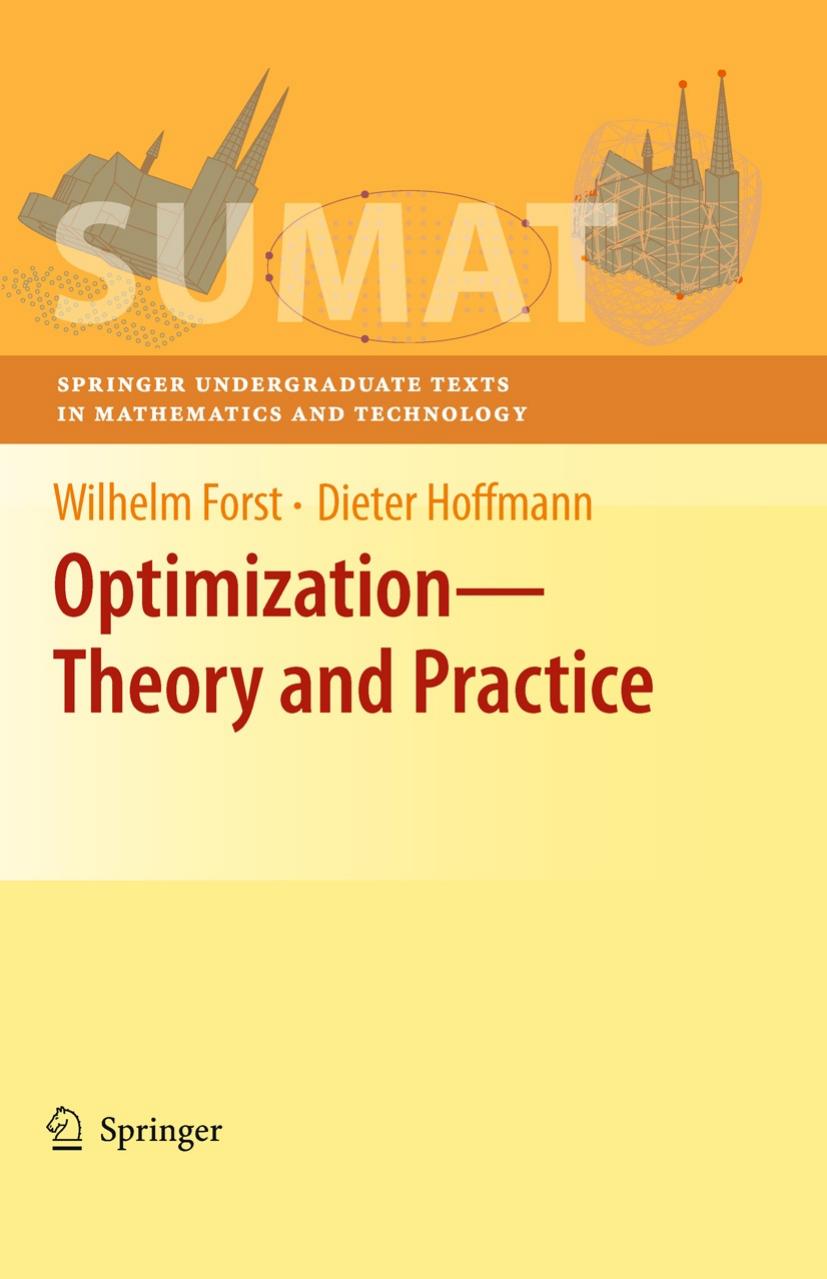 Optimization— Theory and Practice
