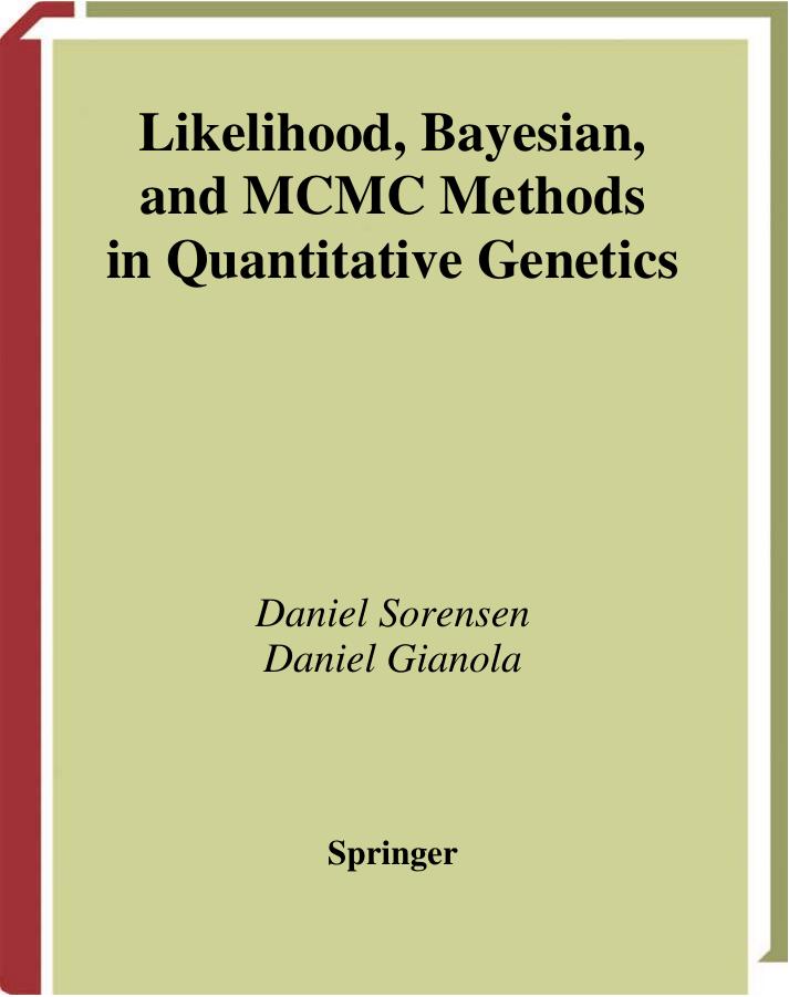 Likelihood-Bayesian-and-MCMC-Methods-in-Quantitative-Genetics