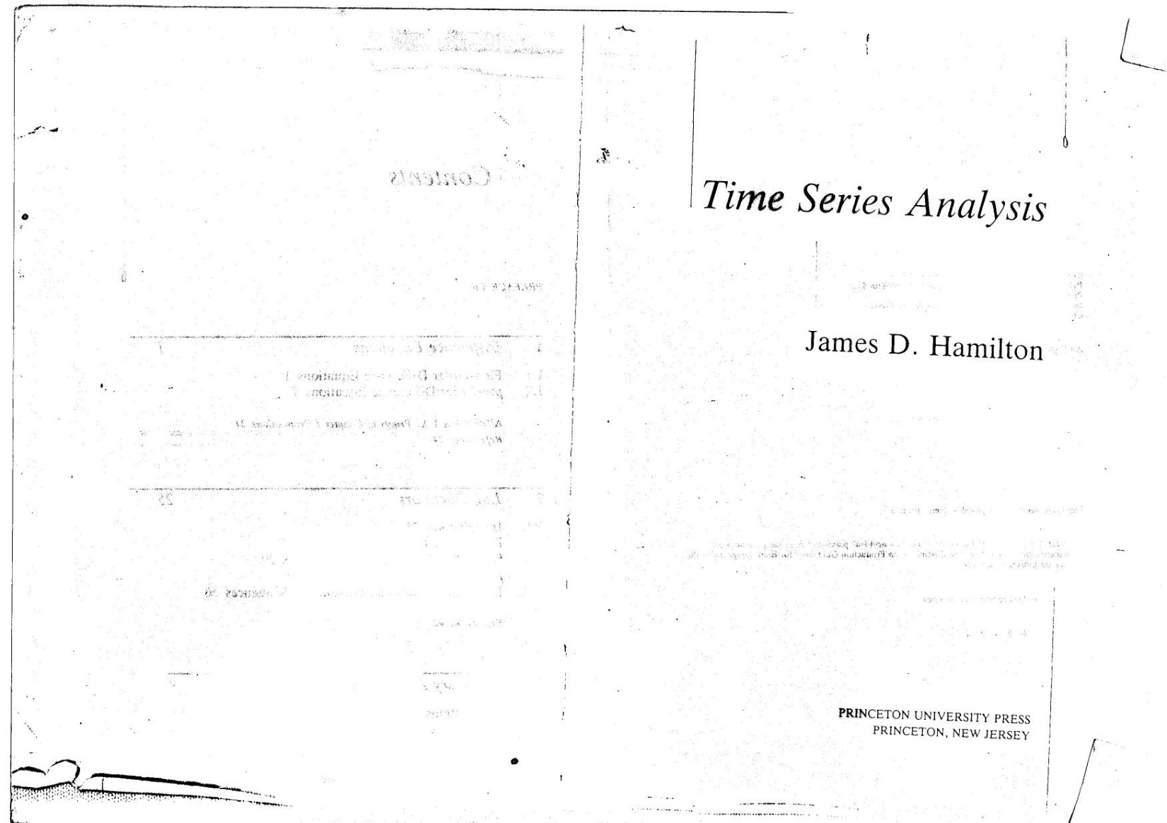 James D Hamilton-Time Series Analysis