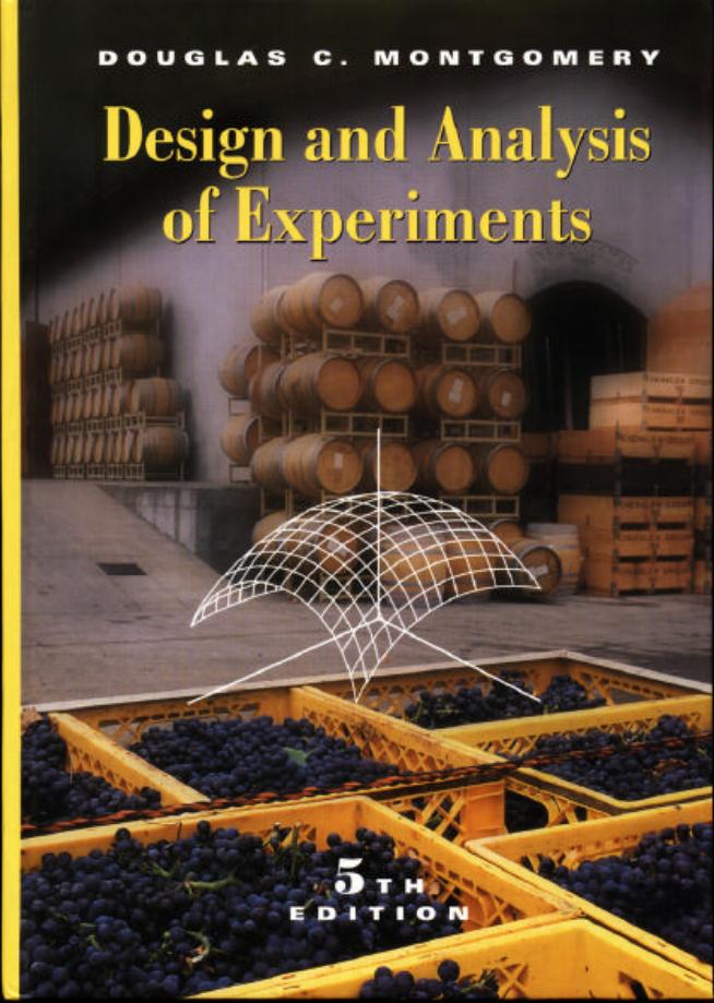 Design And Analysis Of Experiments, 5Th Edition (Douglas C M