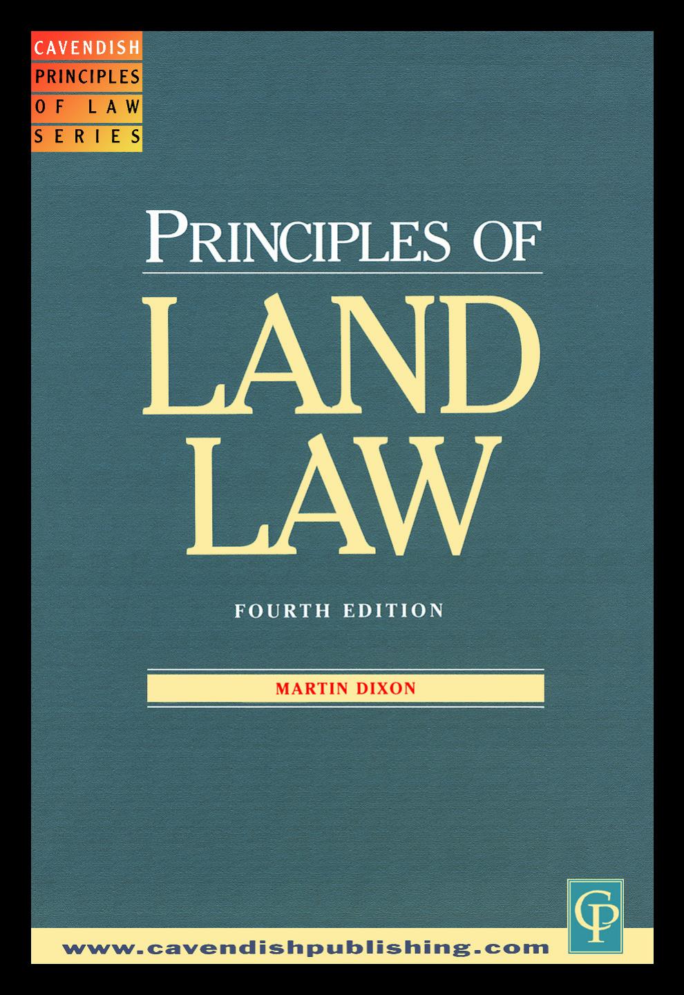 Principles Of Land Law