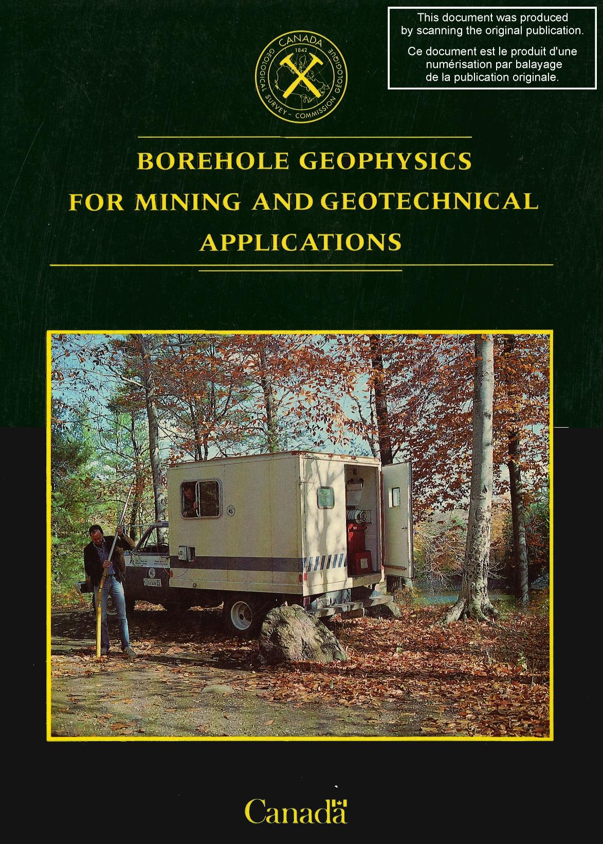 BOREHOLE GEOPHYSICS FOR MINING AND GEOTECHNICAL APPLICATIONS