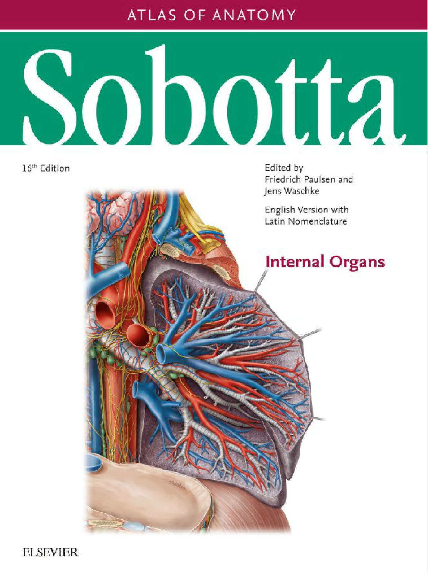 Sobotta Atlas of Anatomy Internal Organs 2018