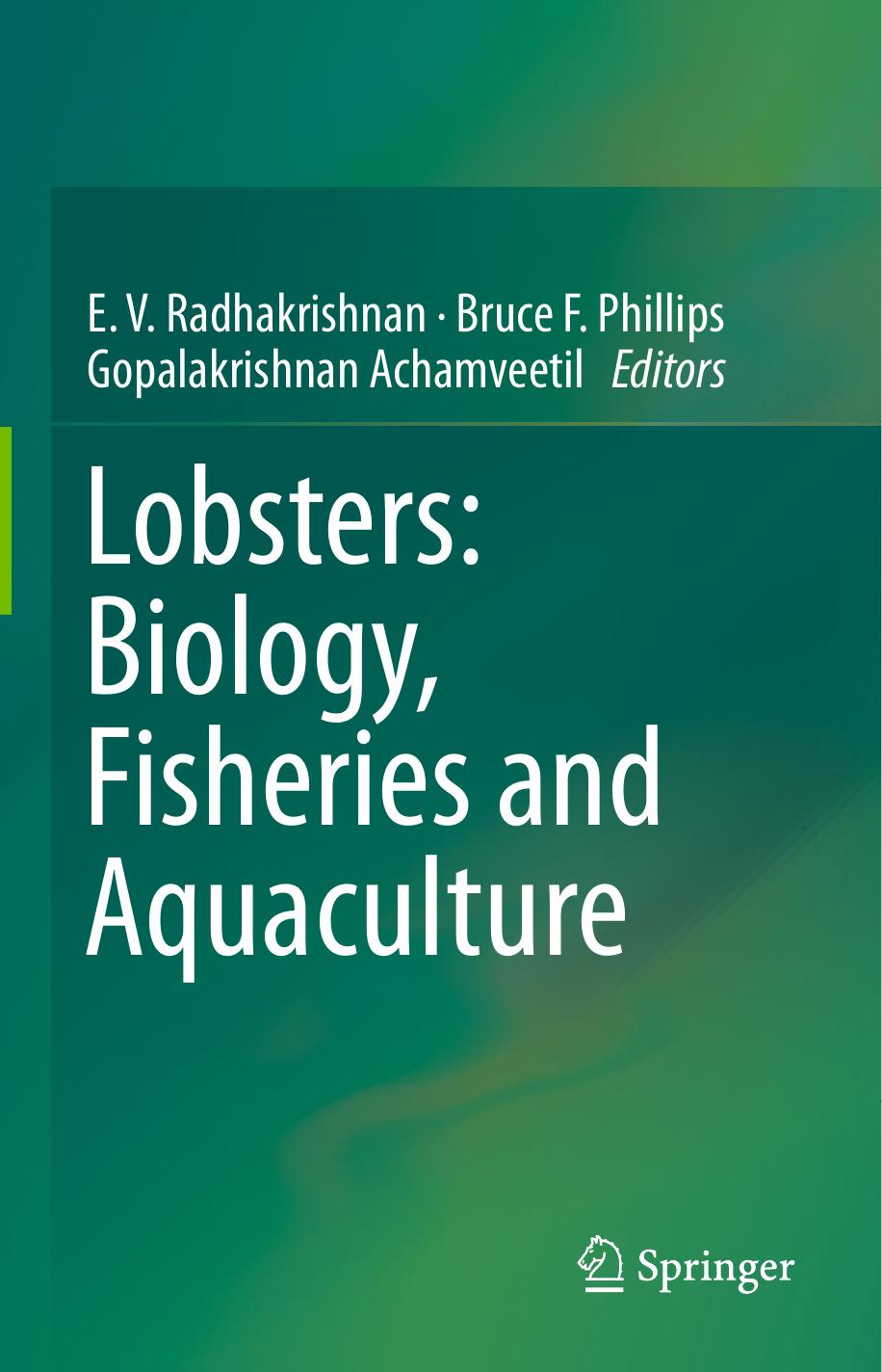 Lobsters  Biology, Fisheries and Aquaculture-Springer Singapore (2019)