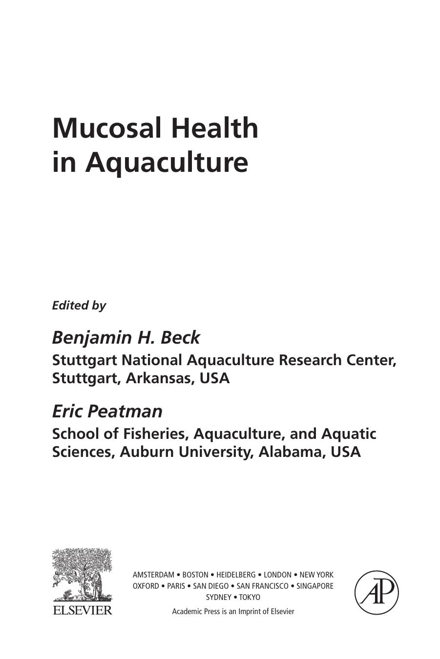 Mucosal Health in Aquaculture-Academic Press (2015)