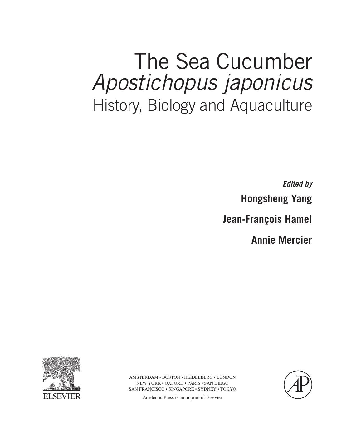 The sea cucumber Apostichopus japonicus   histor 2015