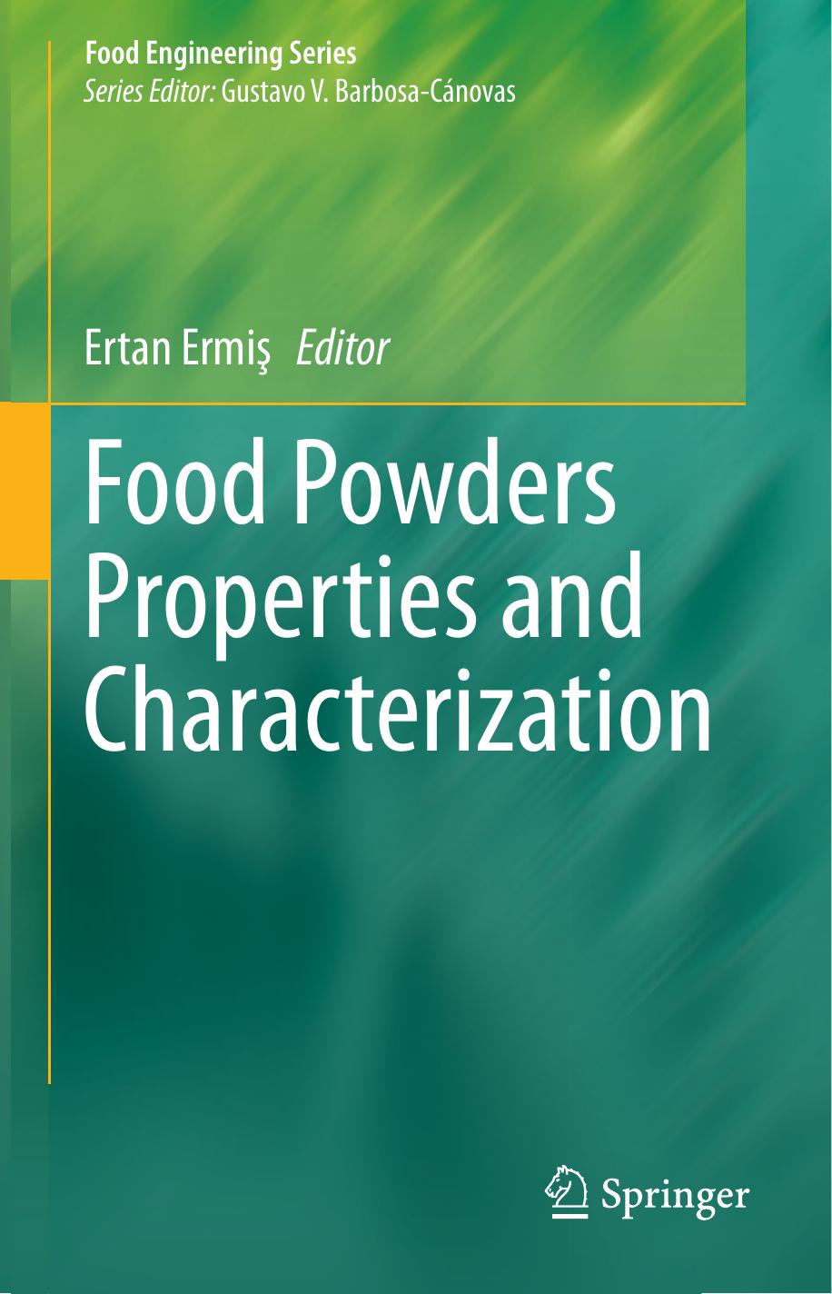 Food Powders Properties and Characterization-Springer (2020)
