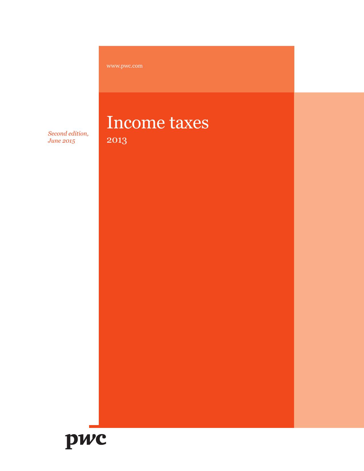 PwC's Accounting and financial reporting guide for Income taxes