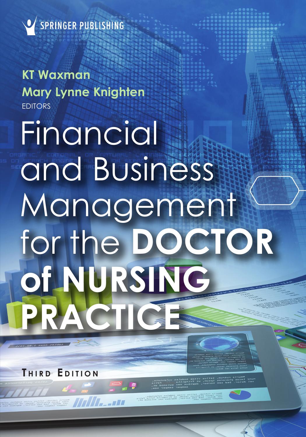 Financial and Business Management for the Doctor of Nursing Practice 2023