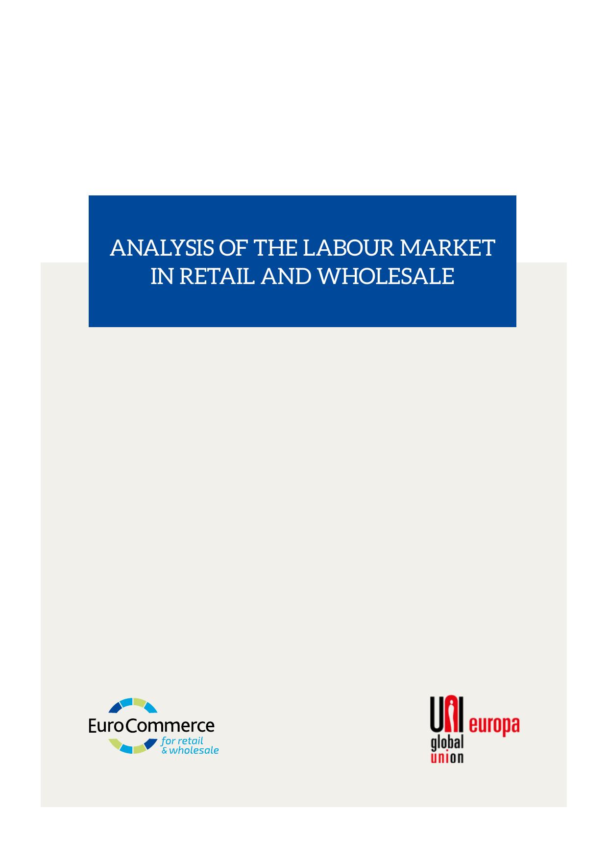 analysis of the labour market in retail and wholesale 2017