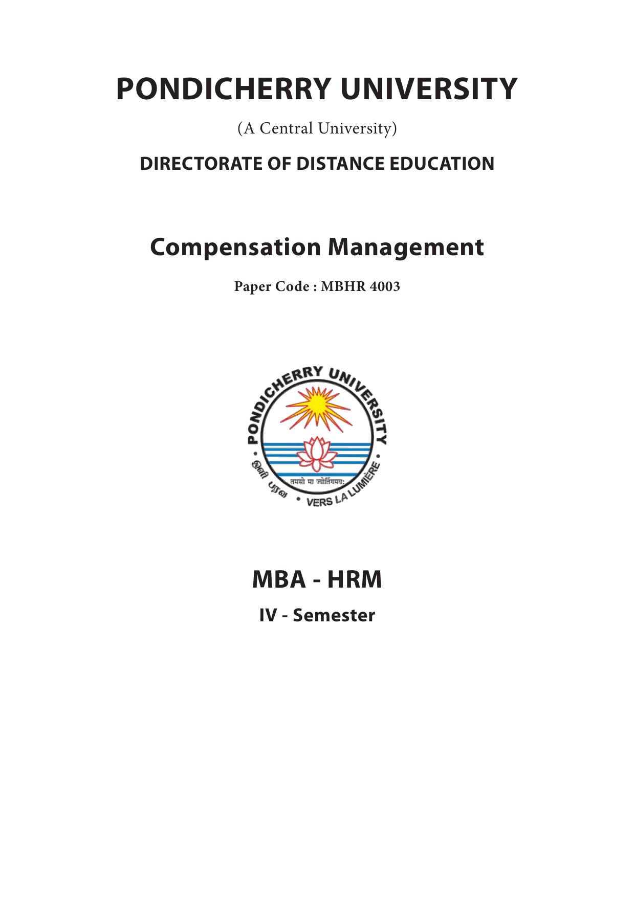 Compensation Management 2014