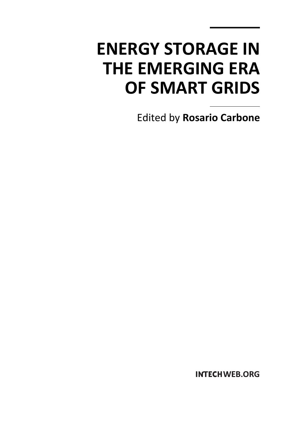Microsoft Word - preface_ Energy Storage in the Emerging Era of Smart Grids