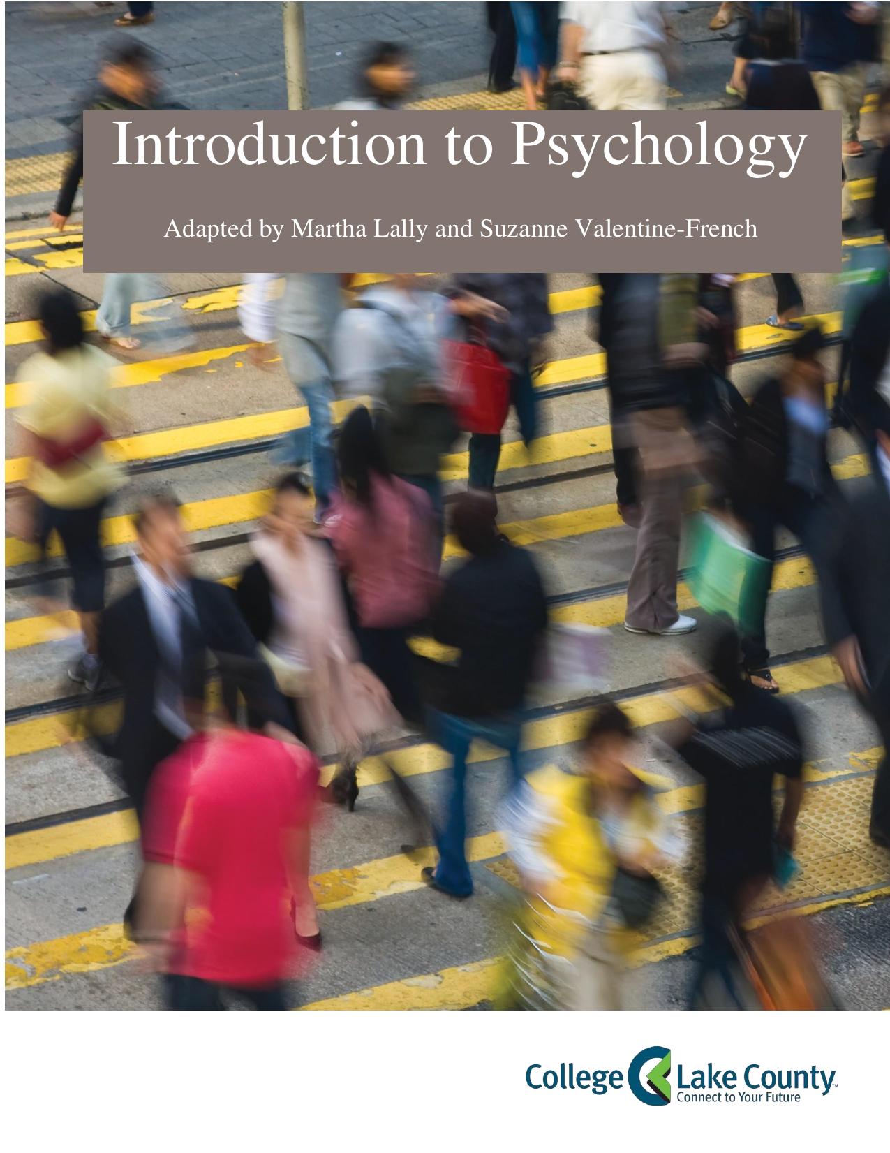 Introduction To Psychology 2016