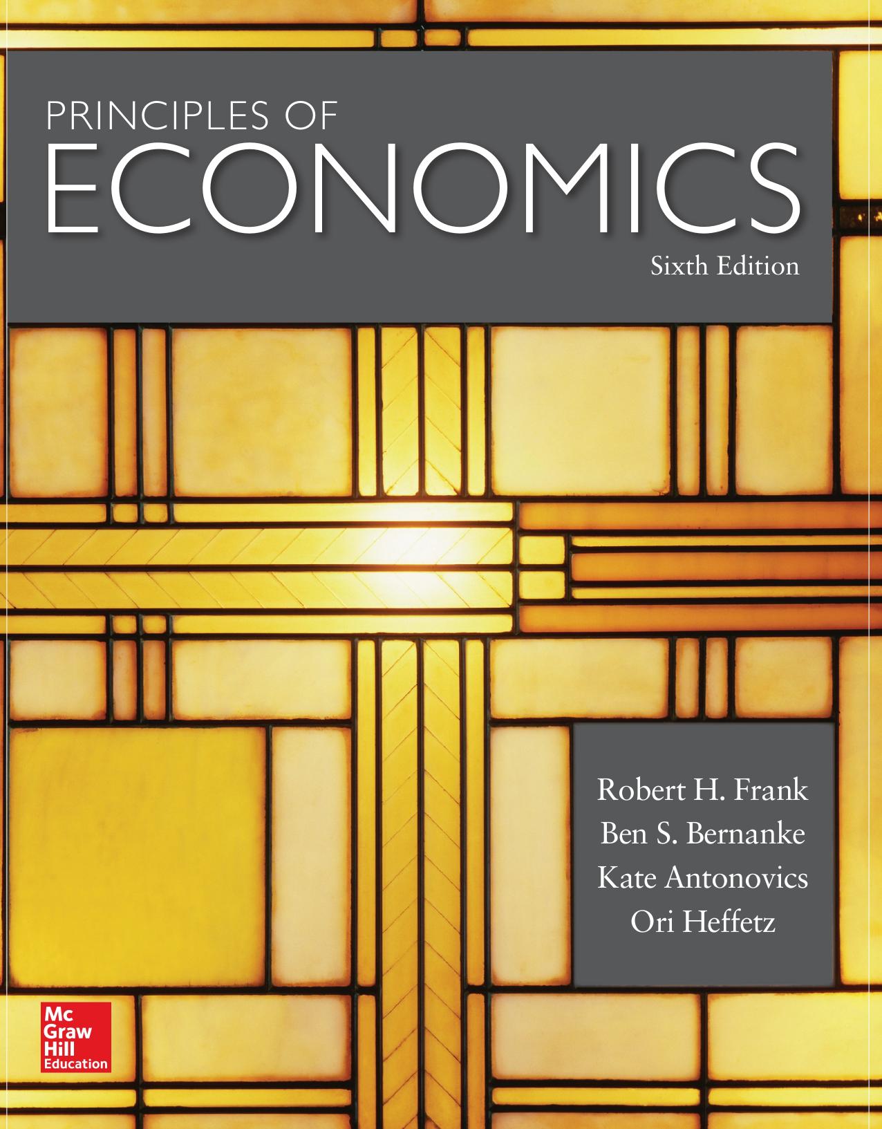 PRINCIPLES OF ECONOMICS Sixth Edition