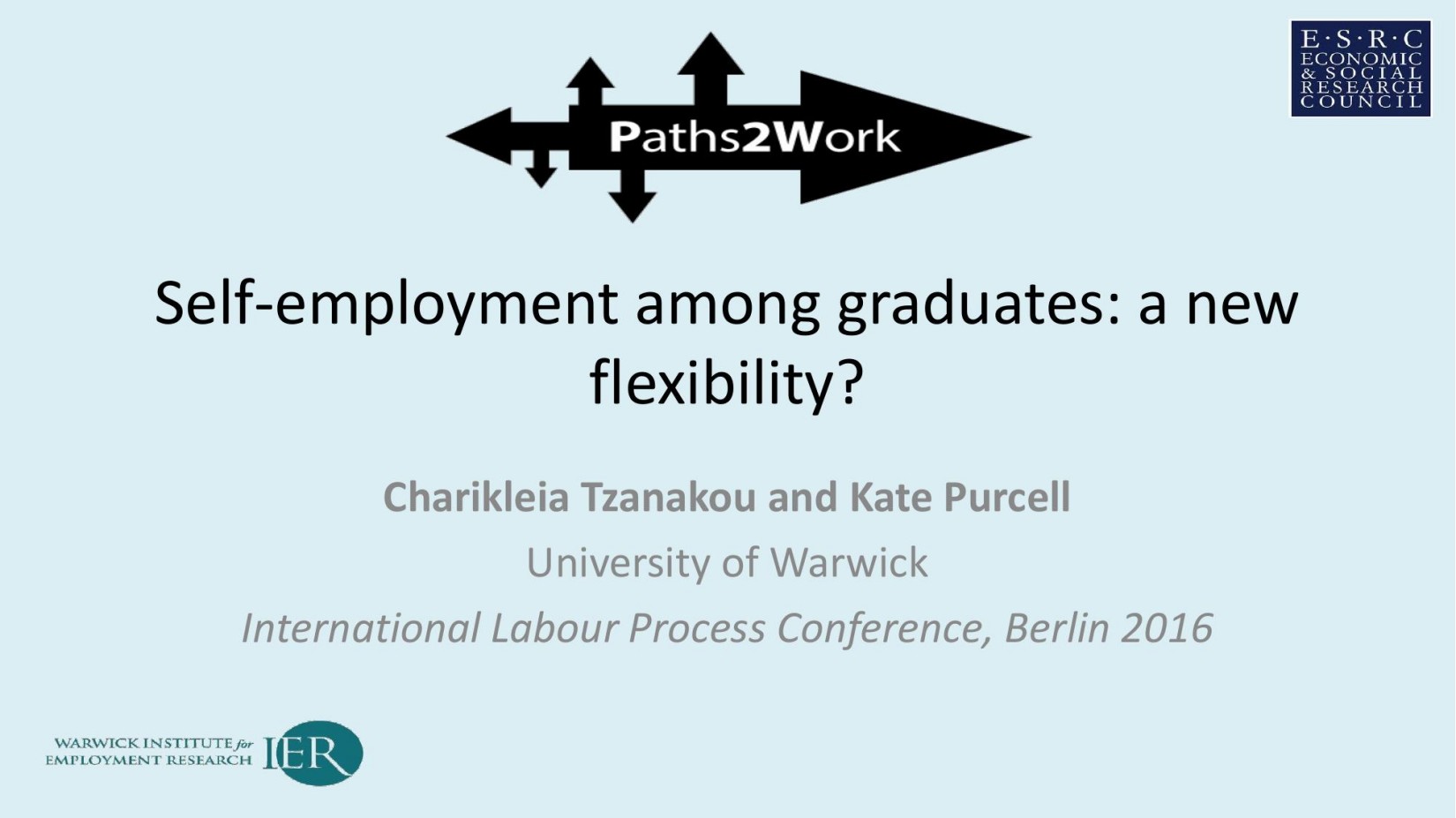 Self-employment among graduates: a new flexibility?