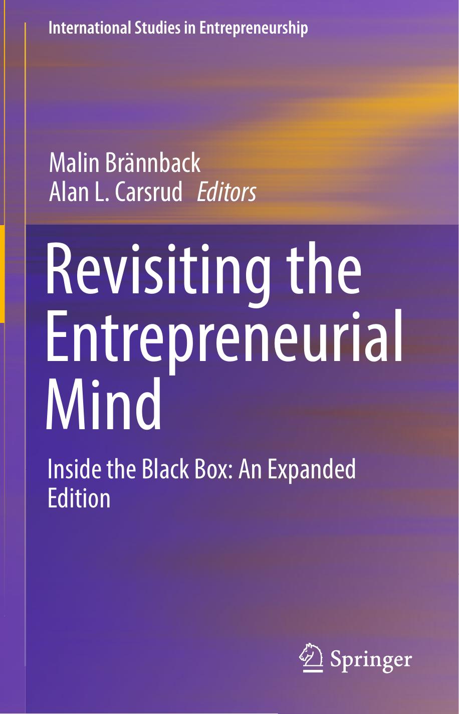 Revisiting the Entrepreneurial Mind  Inside the Black Box  An Expanded Edition 2017