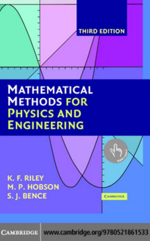 Mathematical Methods for Physics and Engineering : A Comprehensive Guide