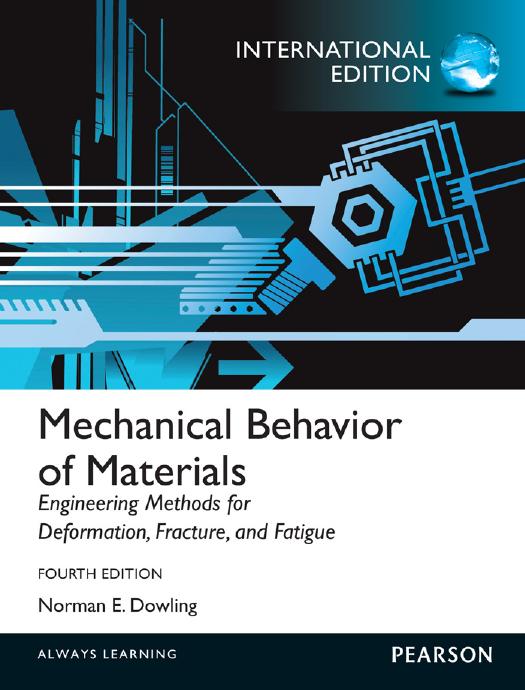 Mechanical Behavior of Materials  2013