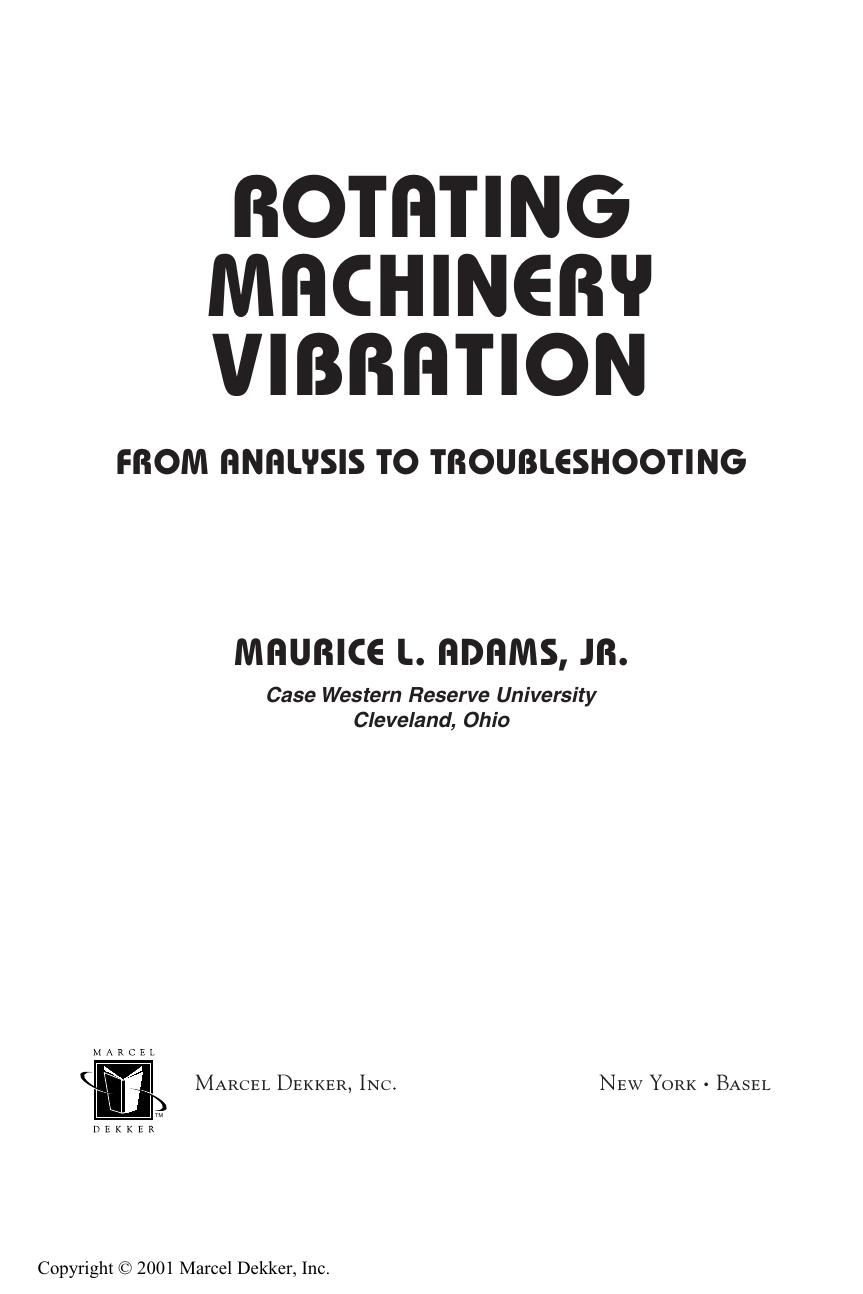 Rotating Machine Vibration