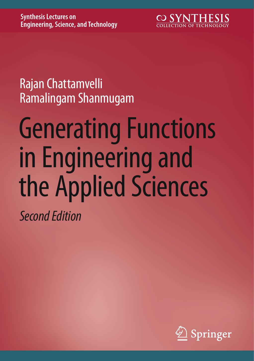 Synthesis Lectures on Engineering, Science, and Technology Rajan Chattamvelli, Ramalingam Shanmugam 2023