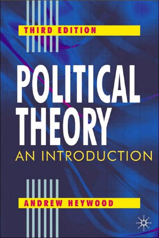 Political Theory: An Introduction, Third Edition