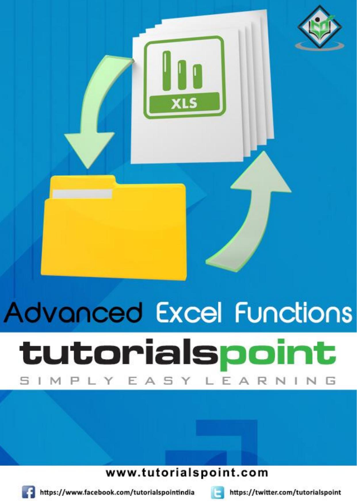 advanced excel functions tutorial, 2017