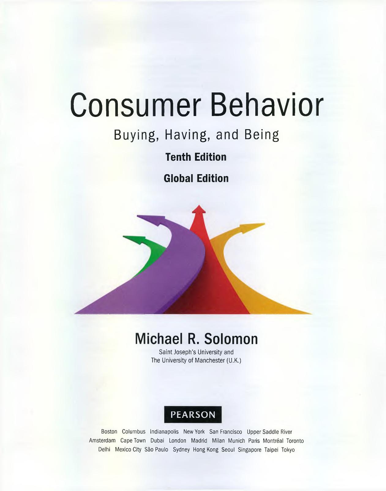 Consumer Behavior 2017