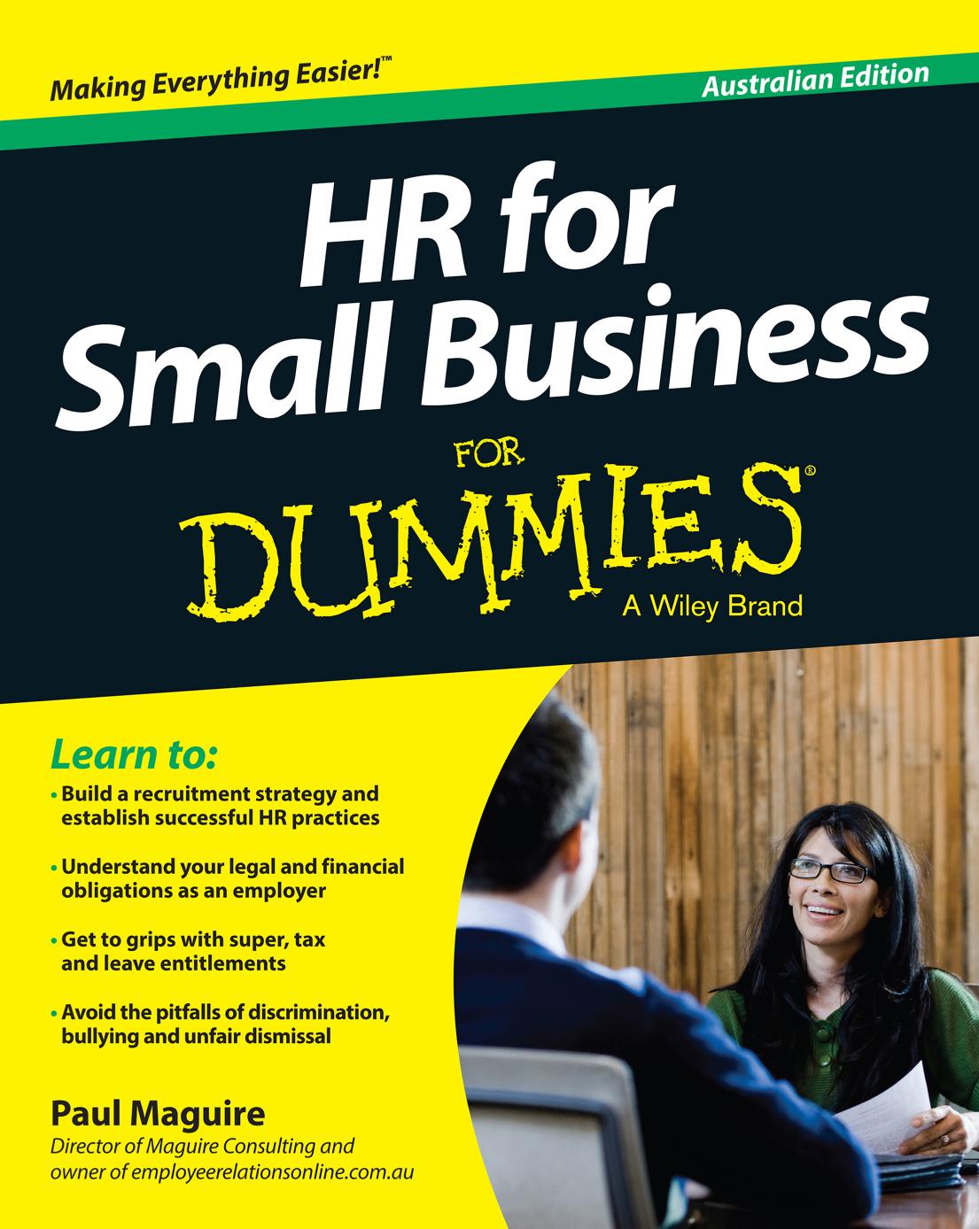 HR For Small Business For Dummies