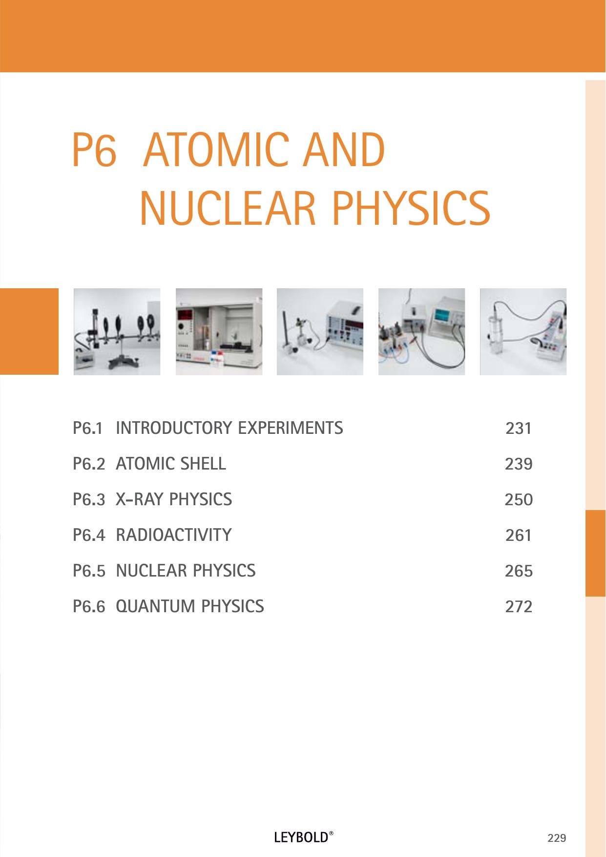 p6 atomic and nuclear physics 2015