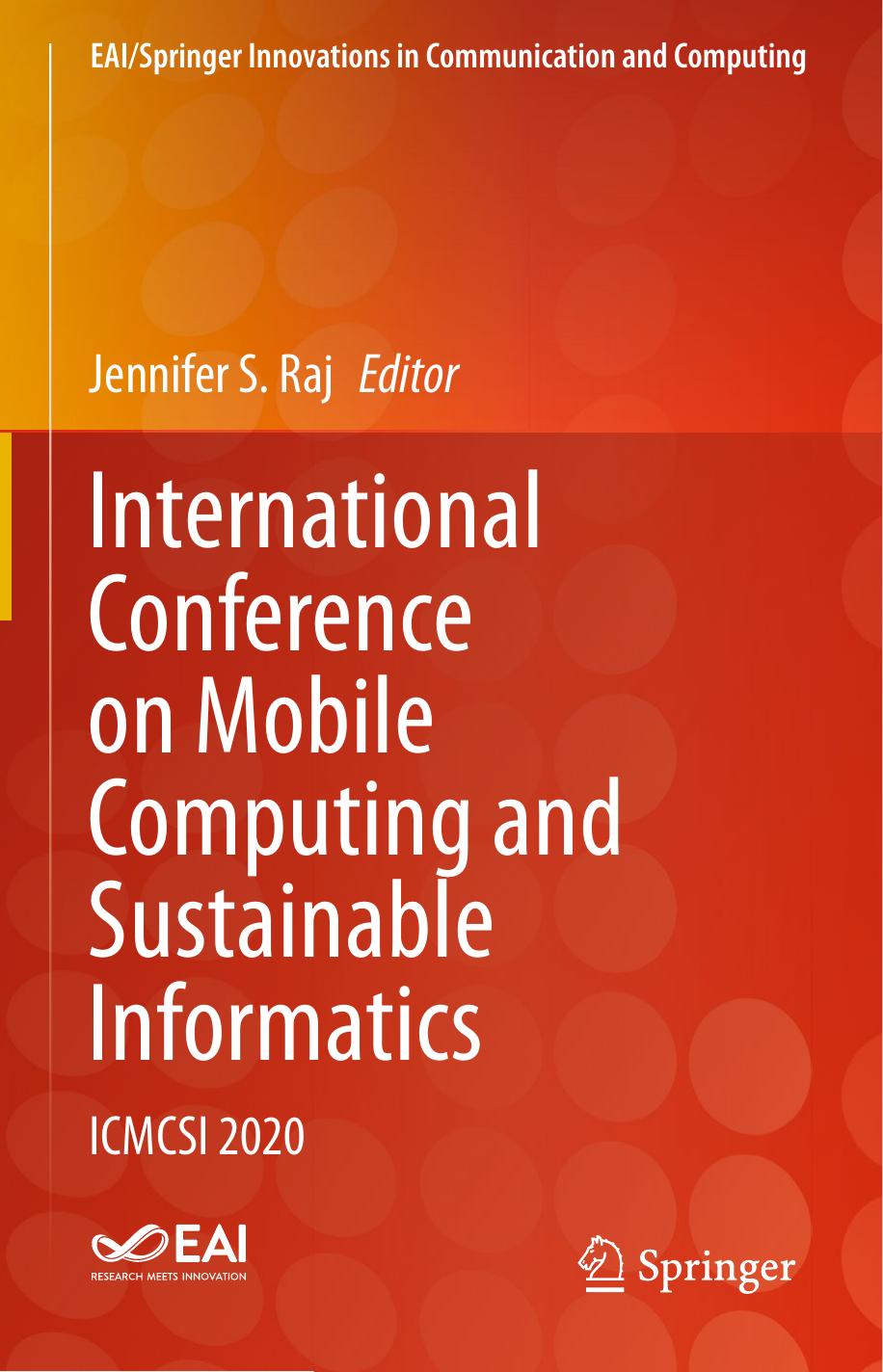 (EAI Springer Innovations in Communication and Computing) Jennifer S. Raj