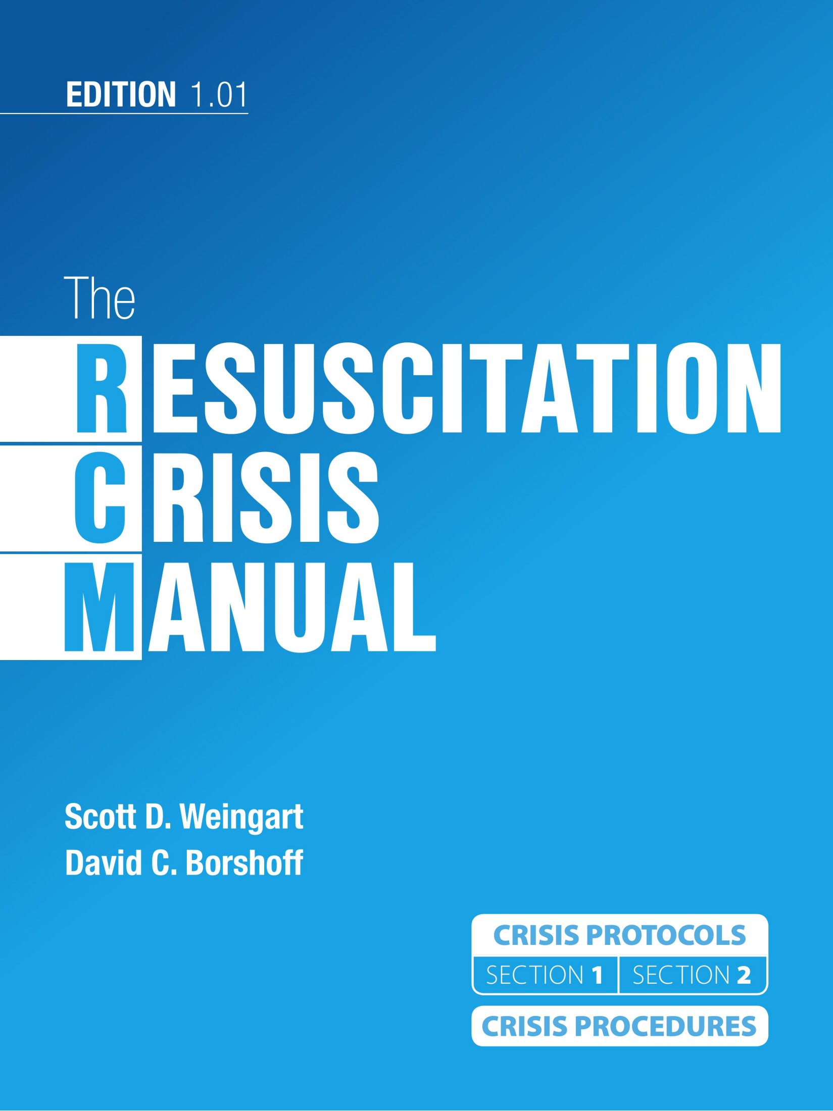 The Anaesthetic crisis manual (2017)