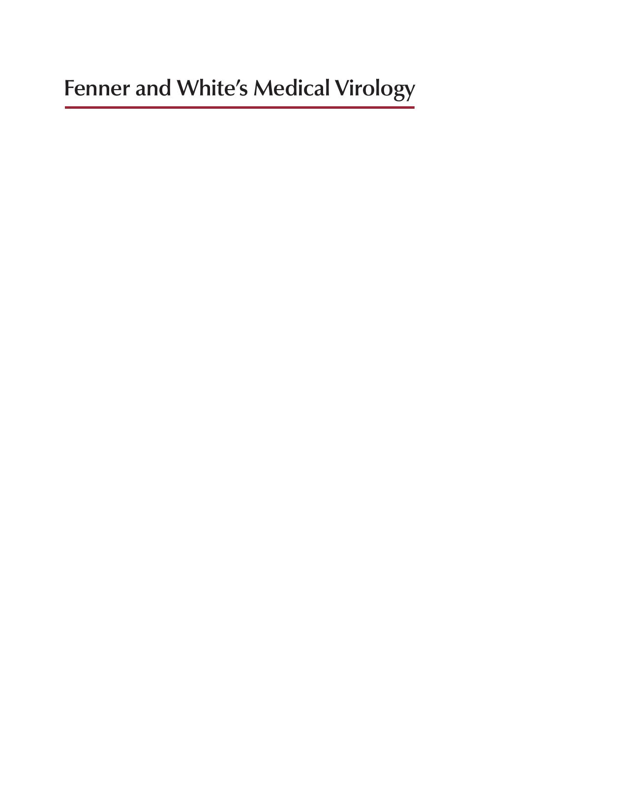 Fenner and White's Medical Virology 5th ed. 2017.pdf