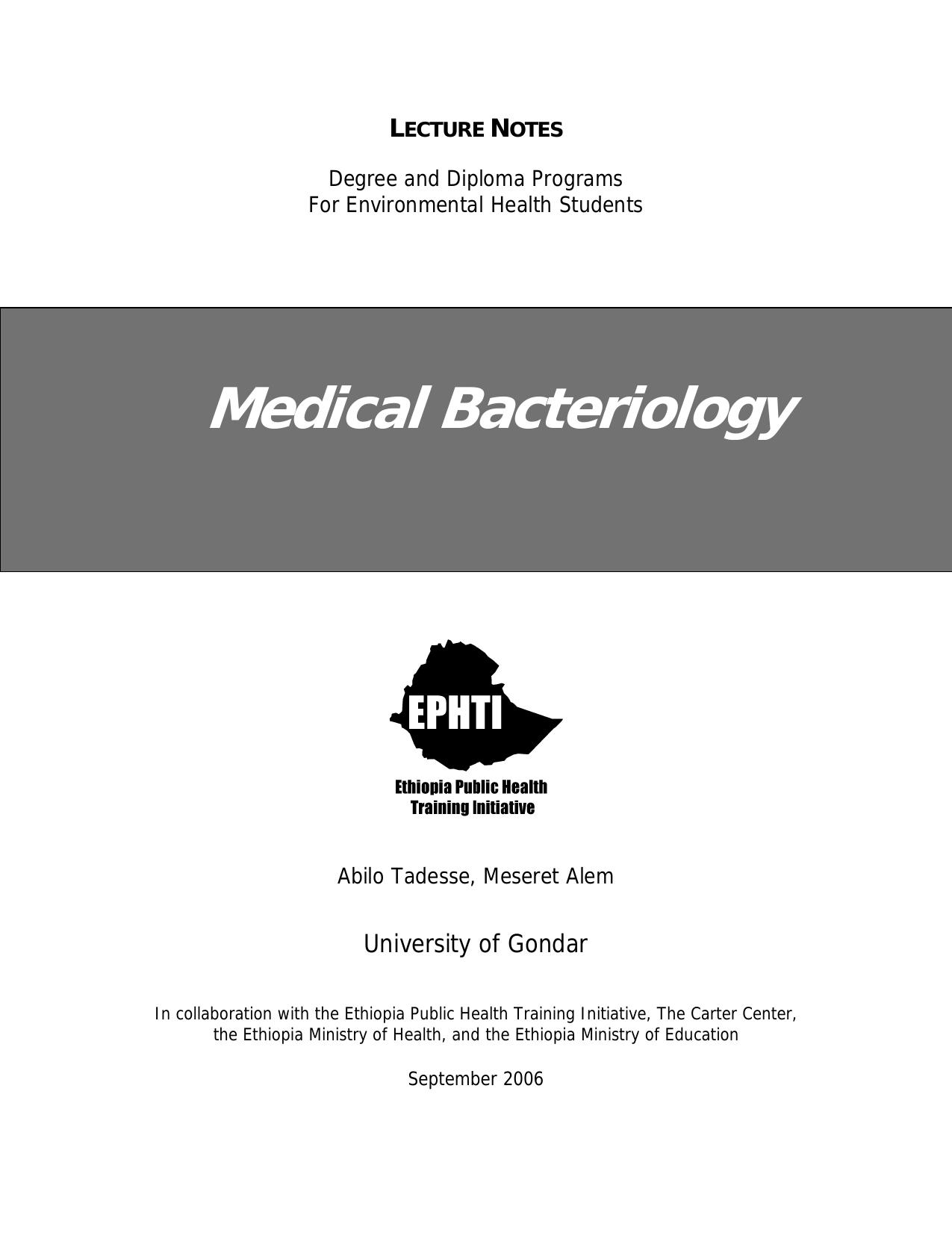 Microsoft Word - lecnote_fm_degree and diploma Med Bacteriology