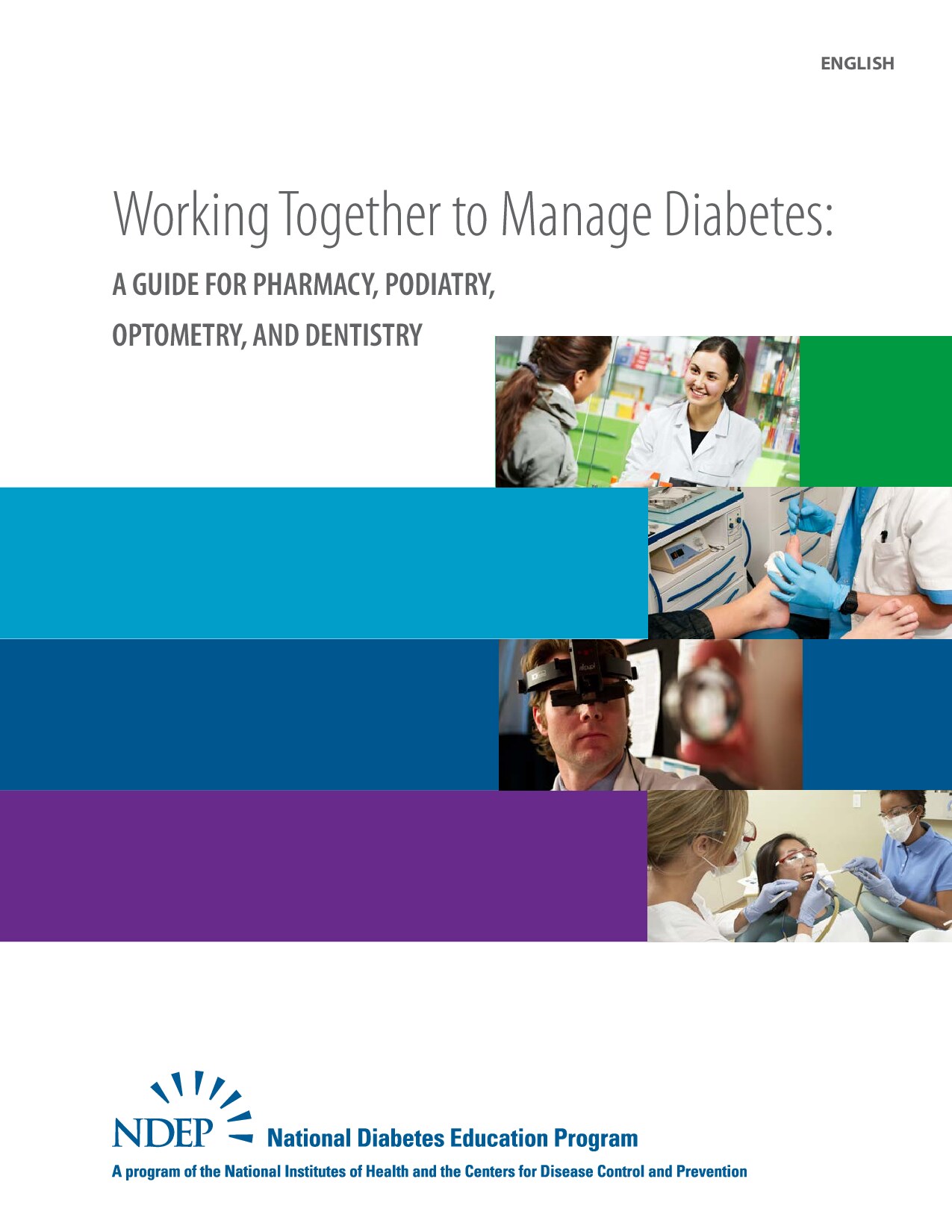 Working Together to Manage Diabetes: A Guide for Pharmacy, Podiatry, Optometry and Dentistry