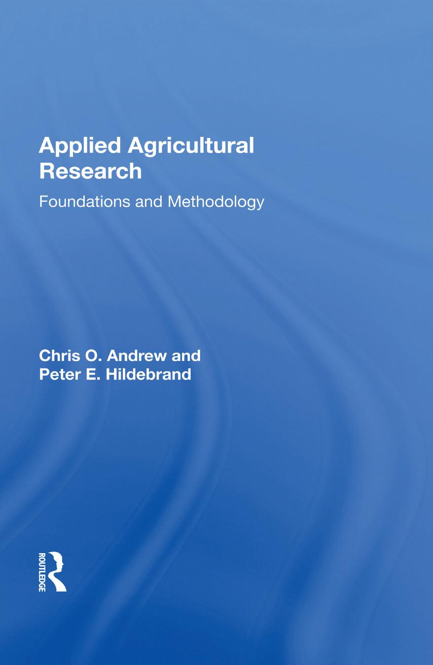 Applied Agricultural Research
