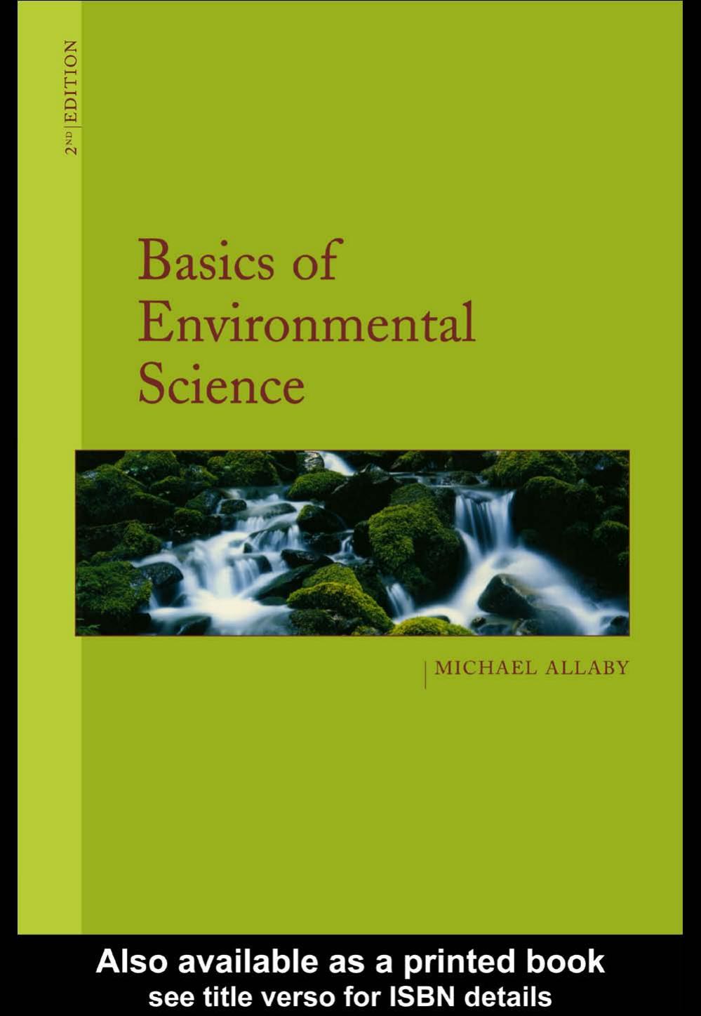 Basics of Environmental Science 2002