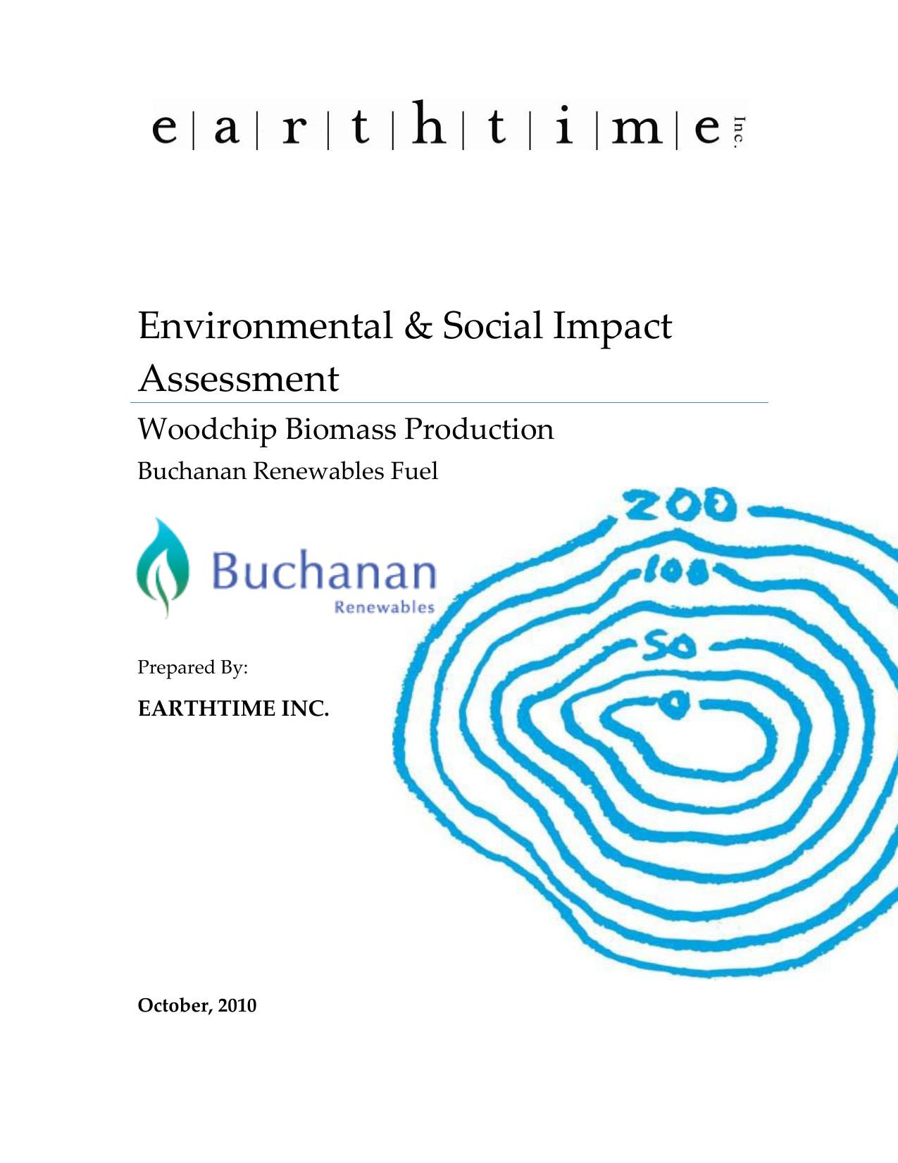 Environmental & Social Impact assessment 2010